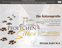 Tablet Screenshot of pfoetchensitter.de